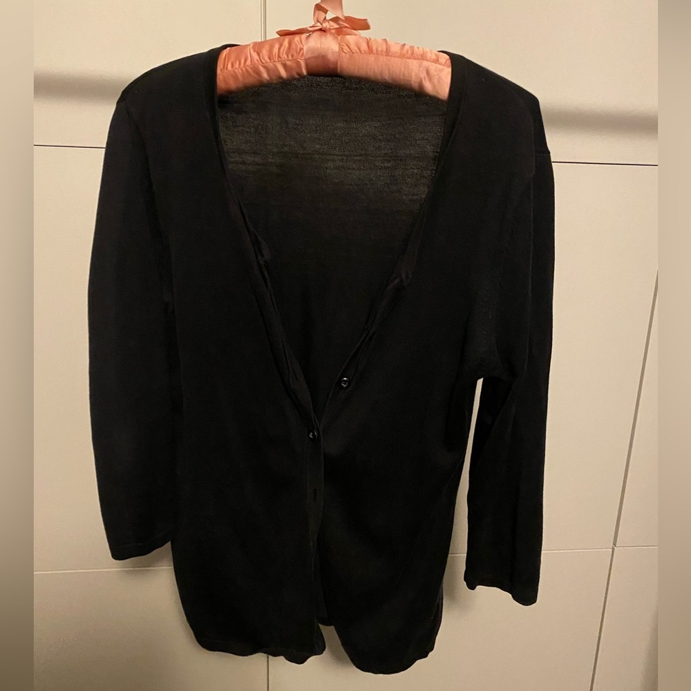 Black Coldwater Creek Cardigan M